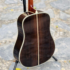 <span class=keywords><strong>Guitare</strong></span> acoustique artisanale de haute qualité de 41 pouces, corps fin, D45, avec table en épicéa massif et dos en palissandre, pour performance professionnelle - Product Image 3