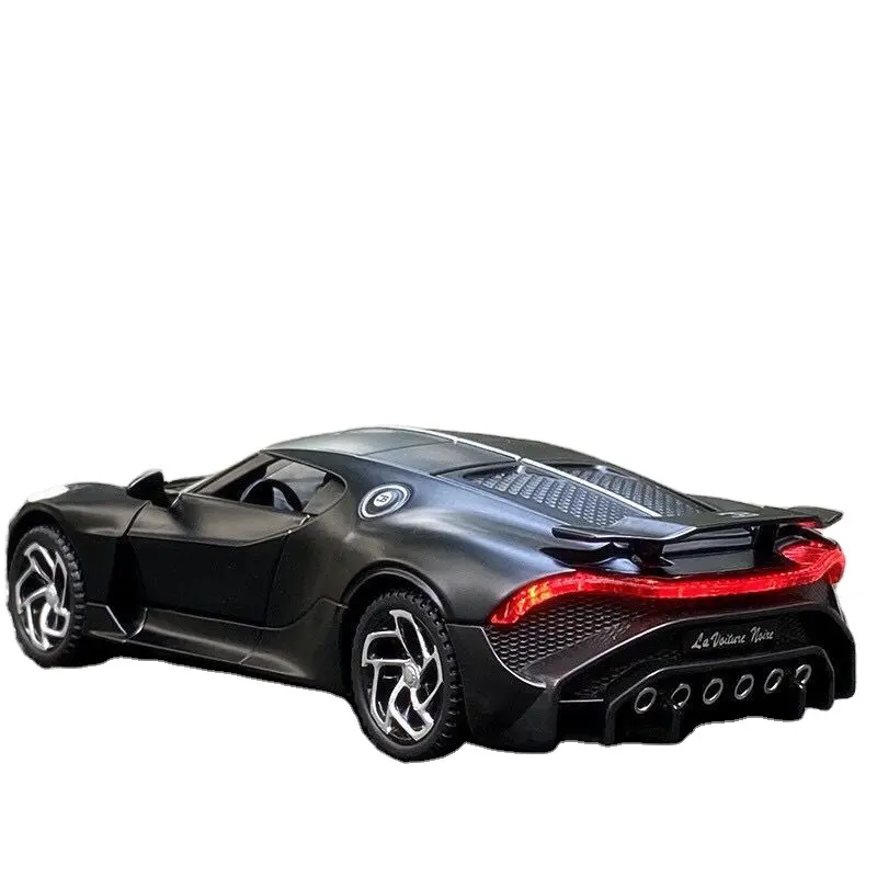 1:32 Bugatti Lavoiturenoire alaşım spor araba modeli Diecast Metal oyuncak araçlar araba modeli koleksiyonu yüksek simülasyon çocuk hediye