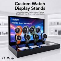 Support d'affichage pour montres en acrylique transparent, support d'affichage pour montres pour utilisation en salle d'exposition