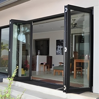 Ventana Plegable Moderna de Aleación de Aluminio Suifu con Apertura Horizontal y Aislamiento Térmico, Garantía de 5 Años para Viviendas