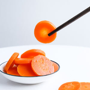 Fette di carota non zuccherate di qualità Premium in sfuso verdure in scatola appena cotte Halal certificate opzione di alimentazione sana - Product Image 2