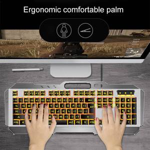 <span class=keywords><strong>K670</strong></span> RGB คีย์บอร์ดเมาส์คอมโบลูกบิดแบบชาร์จไฟได้2.4กรัมส่งคีย์บอร์ดไร้สายและชุดเมาส์ - Product Image 6