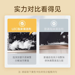 LEC น้ำยาทำความสะอาดครัวญี่ปุ่น 380 มล. น้ำยาขจัดคราบน้ำมันแบบโฟมสำหรับคราบไขมันหนัก - Product Image 4