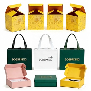 Cajas de Joyería de Papel Personalizadas al por Mayor de China, Caja de Papel para Cosméticos, Embalaje de Cartón Kraft con Laminación Mate y Barnizado UV - Product Image 1