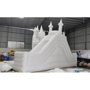 Noleggio per feste in giardino Oxford Moonwalk al coperto buttafuori gonfiabili per bambini castello gonfiabile saltatore per casa di rimbalzo bianco per feste - Product Image 3