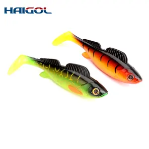 Factory Manufacturer Top Quality Rubber Bass Fishing Lure Fins Carp Soft Lure with Real Fish Color for Game Fishing Lure