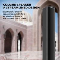 Altavoz de Columna para Exteriores, Impermeable, de ABS y Fibra de Vidrio, 8x3 Pulgadas, Sonido HiFi, con Tweeter de 1 Pulgada, 270W