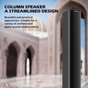 Enceinte <span class=keywords><strong>colonne</strong></span> extérieure étanche en ABS et fibre de verre 8x3 pouces, son <span class=keywords><strong>Hifi</strong></span> avec tweeter de 1 pouce, 270W - Product Image 3