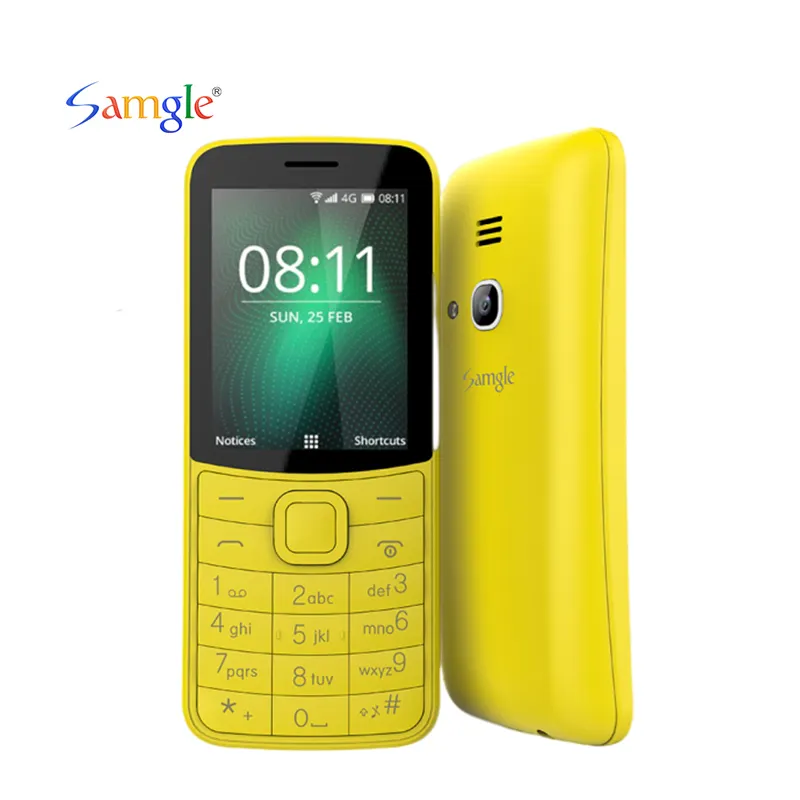Samgle F4 Feature Phone 1,77 Zoll Tastatur Mobiltelefon Dual-SIM-Karte 1450 mAh Akku Günstige OEM Basic Phone