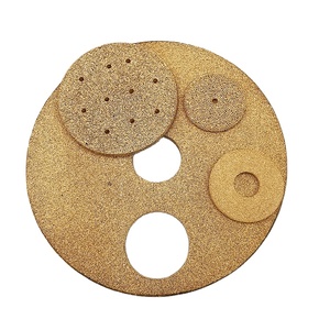 Tùy chỉnh bộ lọc đĩa bằng bột đồng/đồng thau nhiều cấp độ hạt, được nung kết - Product Image 2