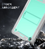 Coque robuste PC + silicone pour tablette, idéale pour le divertissement familial à domicile avec béquille intégrée pour Lenovo Tab M10 PLUS - Offre Spéciale
