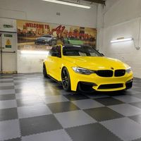 Modulbare strapazierfähige gummi-verriegelungs-Pvc-Garage-Bodenfliesen Kunststoff Industrie für Warenlager Kunststoff-Bodenmatten