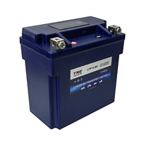 Batterie de démarrage pour moto LFP 12V 6Ah/8Ah 360A/480A CCA LFP14-BS Semi-solide 2000-Cycle -20-60 Dirt Bike ATV UTV