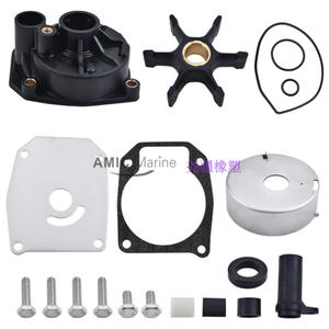 Kit de réparation pour moteurs hors-bord Johnson Evinrude, roue à aubes de pompe à eau 438597 432955, en laiton et caoutchouc pour pièces de pompe fermée - Product Image 2