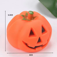 Jouet à mâcher pour chien Citrouille d'Halloween, durable, couineur, résistant aux morsures, pour chiens de petite et moyenne taille, vente en gros, usine OEM ODM, articles pour animaux de compagnie