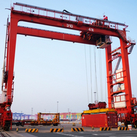 Grue à portique sur pneus RTG à faible consommation de carburant, prix usine, 20T 40T 60T, pour terminal logistique portuaire et conteneurs