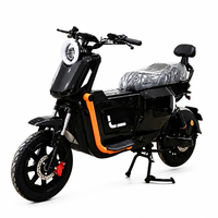 1500W 60V/72V 20Ah Elektrikli Sokak Motosikleti Scooter 14 İnç İki Kişilik Yetişkin Motosikleti 60km/s Maksimum Hızla Ulaşım İçin