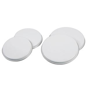Krüger Herdabdeckplattenset emailliert weiß 4teilig - Product Image 1