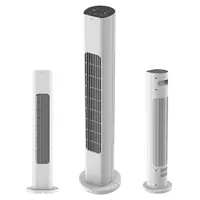 Ventilador portátil de 31 pulgadas sin aspas, ventilador de refrigeración oscilante con 3 velocidades, panel táctil de Control remoto