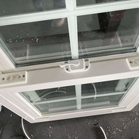 Fenêtres à guillotine simple en vinyle PVC standard nord-américain Fenêtres coulissantes verticales blanches pour maisons et bâtiments modernes
