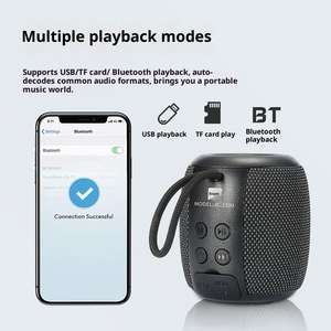 Haut-parleur Bluetooth portable d'extérieur à très longue autonomie |   Mini Subwoofer à <span class=keywords><strong>Basses</strong></span> Puissantes Cadeau Audio - Product Image 5