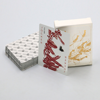 Cartes à jouer personnalisées en PVC/papier - Écologiques, durables, finition vernie/mate/brillante, coins carrés/arrondis, personnalisables