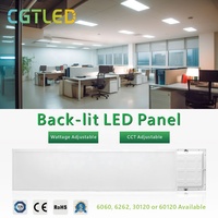 Plafonniers LED encastrés à surface plane ultra-minces avec cadre en aluminium 1200x300 1200x600 60*60 60x60 600x600 2x2 2x4 4x4