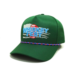 Gorra de golf perforada cortada con láser impermeable personalizada, 5 paneles personalizados con logotipo bordado, gorra de béisbol, sombreros personalizados, gorras para hombres - Product Image 2