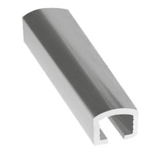 ROUNDED Polished <b>Decorative</b> <b>Plate</b> 10x6 mm 2.50 m Covering Strip - Product Image 1