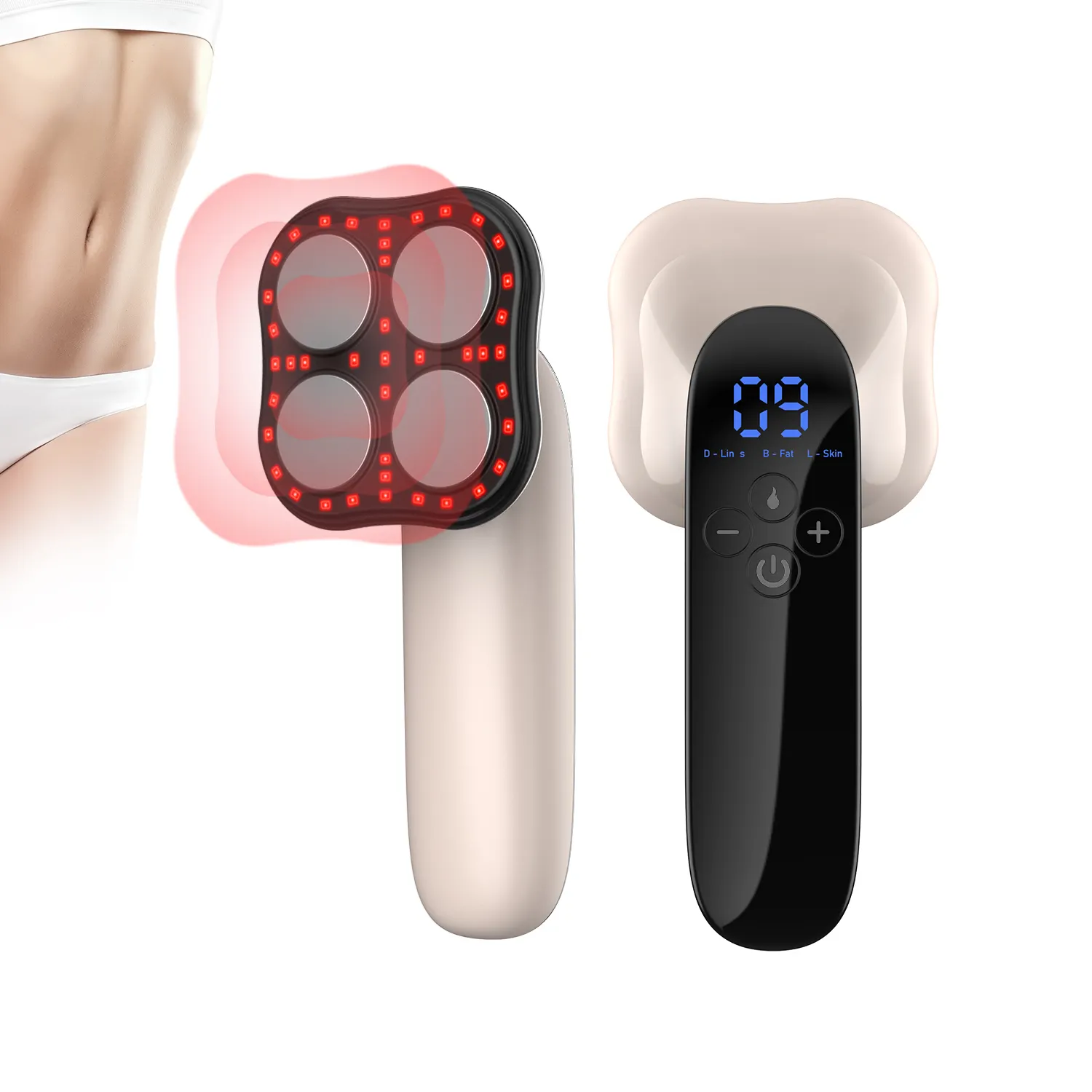 Massage Cellulite Customized Package Belly Tummy Fat Burner Weight Loss Massager Portable Cellulite Massager