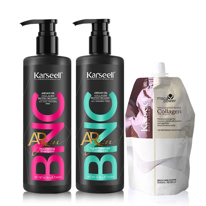 Kaseell OEM vegan collagene senza solfati shampoo per capelli trattamento levigante maschera crema made in korea prodotti di bellezza biologici