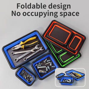 Nueva Caja de Almacenamiento Plegable de Silicona Rectangular, Duradera y de Gran Capacidad, para Herramientas, Alicates y Otros Artículos - Product Image 4