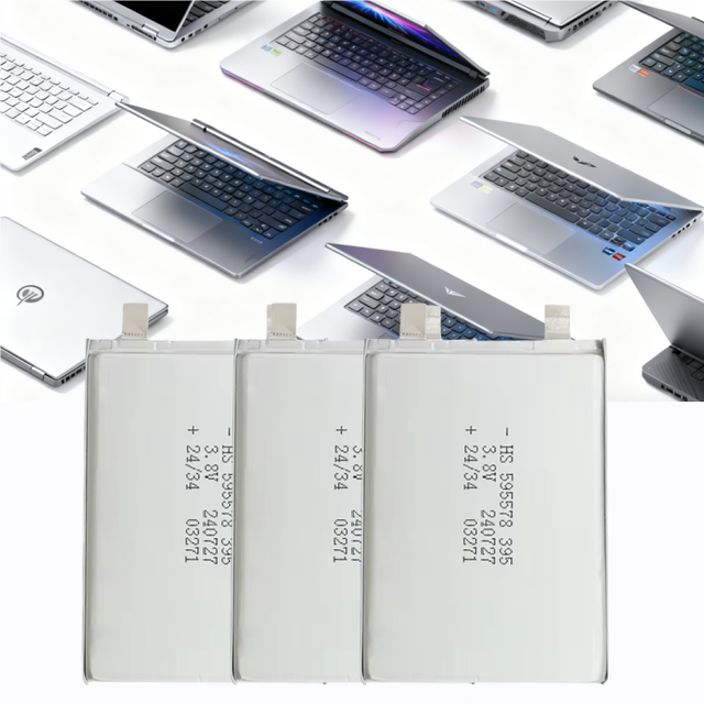 Factory Direct 595578 3950mAh 3.8V Li-ion Polymer NMC LCO Semi-Solid State Laptop Battery for Samsung Laptops HP DELL