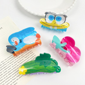 Pinza de pelo acrílica de alta calidad SongMay, accesorio para el cabello de mujer y Niña de Color bonito y encantador con estilo dulce - Product Image 2