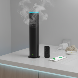 <span class=keywords><strong>Diffuseur</strong></span> d'arômes intelligent sans eau, alimentation USB, télécommande, 5 huiles essentielles, garantie 1 an, <span class=keywords><strong>diffuseur</strong></span> d'air de luxe pour la pièce - Product Image 4