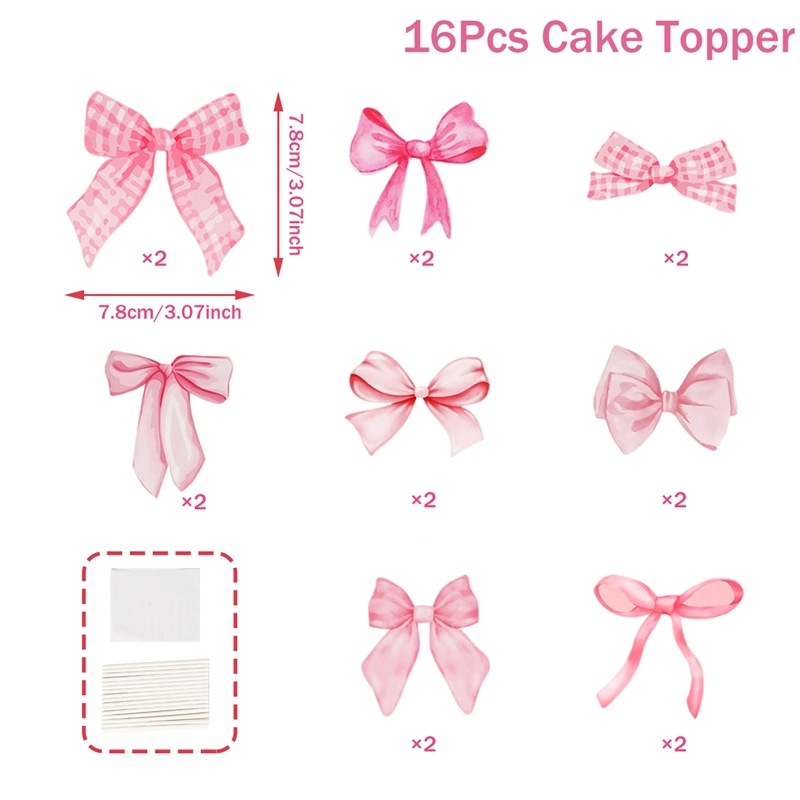 Pics à gâteau nœud papillon-thème nœud papillon