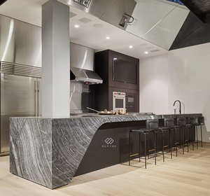 Thiết kế mới thời trang công nghiệp cổ điển tấm gỗ dài cao bàn nhà hàng quầy <span class=keywords><strong>bar</strong></span> - Product Image 4