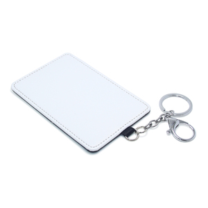 Porte-clés en cuir PU thermique, impression par transfert thermique, porte-carte de crédit, carte d'identité, carte de crédit, porte-clés blanc, Sublimation, porte-carte vierge - Product Image 4
