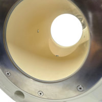 Débitmètre électromagnétique pour boues, télécommandé, IP68, avec revêtement en polyuréthane résistant à l'usure, pour boues minières et eaux usées