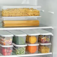 Récipient à pâtes moderne en plastique transparent pour le stockage des nouilles spaghetti dans la cuisine couvercle de la boîte de stockage des aliments artefact pour les nouilles