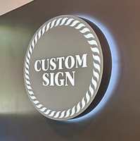 Caja de luz luminosa Señalización Logotipo de pared Cajas de luz publicitarias para salón de belleza Estudios de uñas y escaparates minoristas