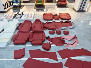 Coprisedili di Alta Qualità YLD per <span class=keywords><strong>Infiniti</strong></span>, Sostituzione Sedili con Pelle Nappa Rossa - Product Image 4