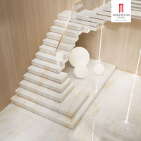 1200x1200mm 1200x2700mm 1600x3200mm Porcelaine Marbre Blanc Onyx Pierre Frittée Dalle Murale