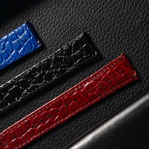 Jettda su misura High-End <span class=keywords><strong>in</strong></span> vera pelle biadesivo <span class=keywords><strong>in</strong></span> bambù strato superiore pelle <span class=keywords><strong>coccodrillo</strong></span> a sgancio rapido cinturino orologio - Product Image 3