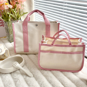 2025 coreano Ins moda mamá bolsa de lona de gran capacidad solo hombro bandolera multifuncional portabebés - Product Image 4