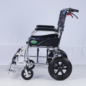 Silla de Ruedas Manual de Aleación de Aluminio Plegable Ligera para Movilidad al Aire Libre para Discapacitados Uso Hospitalario - Product Image 3