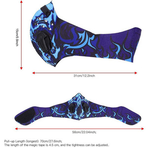 Moto Cyclisme Néoprène Réutilisable Anti-poussière Garde Vanne D'air Hommes Femmes <span class=keywords><strong>Sport</strong></span> Protecteur Couverture - Product Image 2