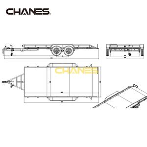 Kotak pengangkut selip Mini truk mobil dengan ujung roda gigi penggali baja roda gigi ganda - Product Image 3