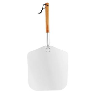 X1z Herramientas de aluminio con mango de madera para pelar, espátula, pala para pizza, cortadores y ruedas, para uso en todas las estaciones, con etiqueta colgante - Product Image 1