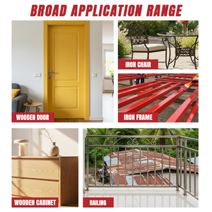 <span class=keywords><strong>Pintura</strong></span> Esmalte MANZZ a Base <span class=keywords><strong>de</strong></span> Agua, Inhibidor <span class=keywords><strong>de</strong></span> Óxido, Revestimiento Acrílico Anticorrosivo, <span class=keywords><strong>Pintura</strong></span> Acrílica Metálica <span class=keywords><strong>para</strong></span> Acero, Madera y Paredes - Product Image 3